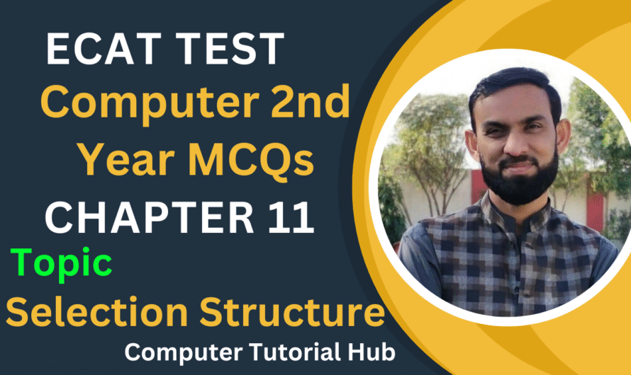 COMPUTER ENTRY TEST PREPARATION CHAPTER 11 2ND YEAR