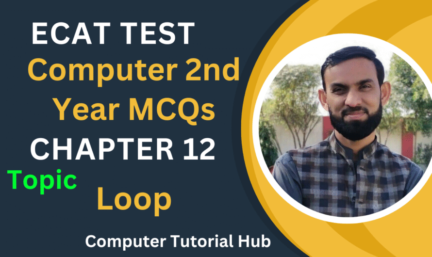 COMPUTER ENTRY TEST PREPARATION CHAPTER 12 2ND YEAR