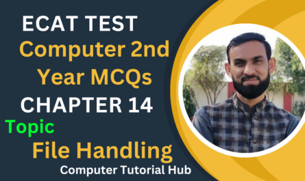 COMPUTER ENTRY TEST PREPARATION CHAPTER 14 2ND YEAR