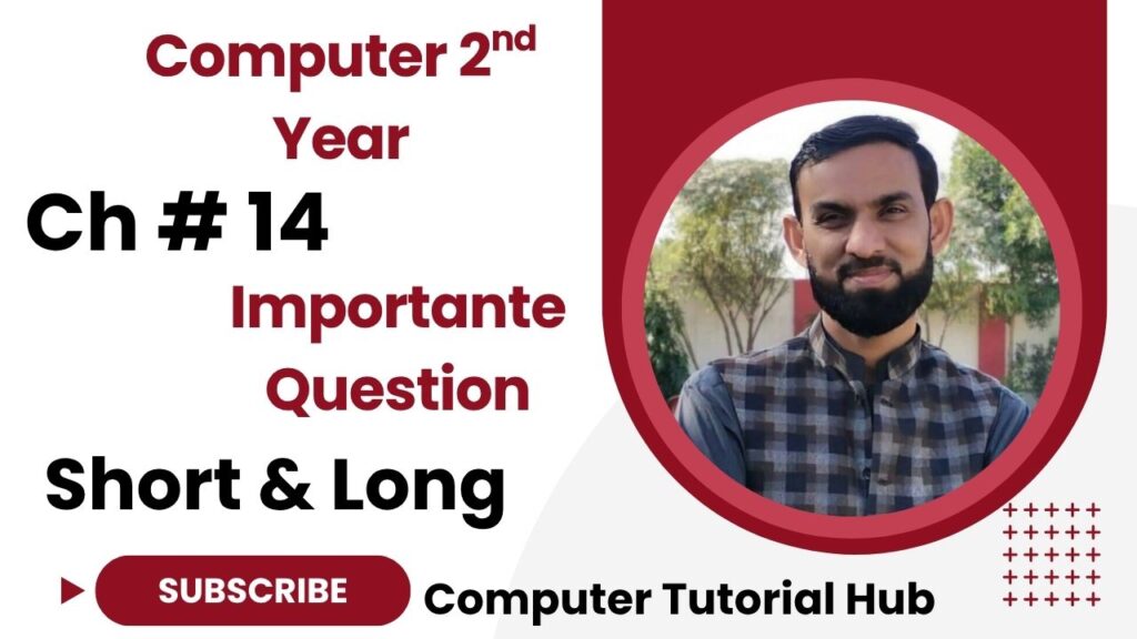 Computer 2nd Year Chapter no 14 Short and Long Question