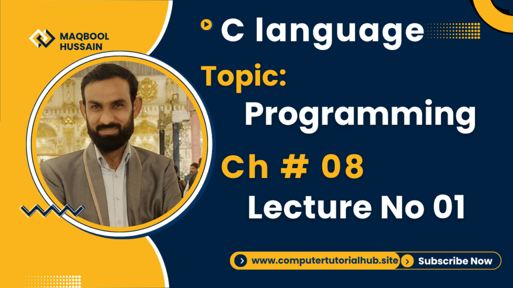 Lecture 1 What is Program Type of Programing Languages