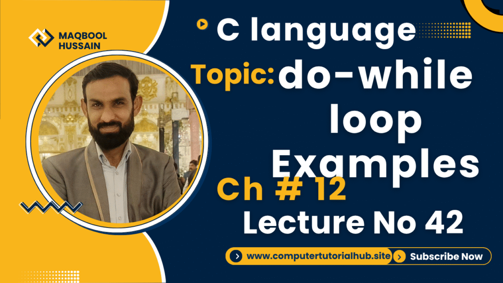 Lecture 42 for loop Examples