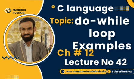 Lecture 42 for loop Examples