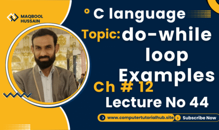 Lecture 44 Nested Loop