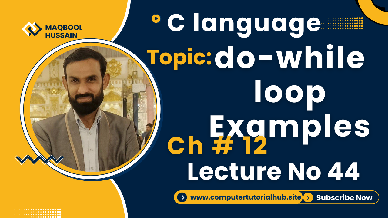 Lecture 44 Nested Loop